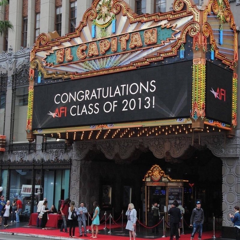 AFI Commencement at El Capitan Theater Hollywood
